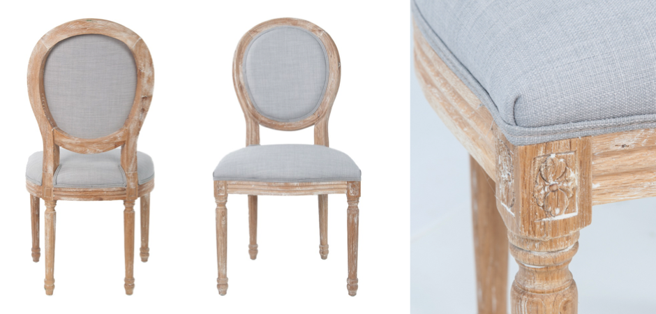 Стул French chairs Provence Light grey Chair Стул French chairs Provence Light grey Chair - Loft-Concept в Челябинске