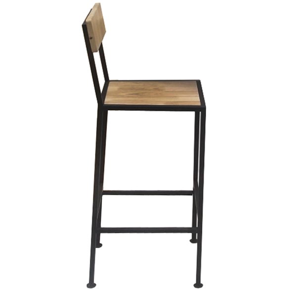 Барный стул Kraft Loft bar stool Коричневый Черный Барный стул Kraft Loft bar stool Коричневый Черный в Челябинске | Loft Concept