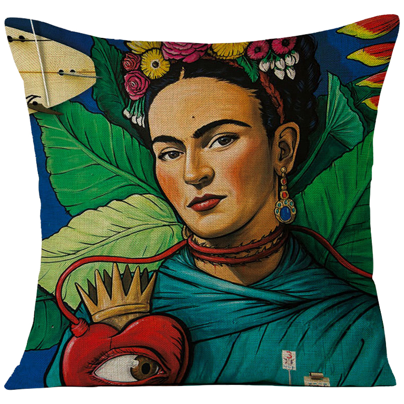 Декоративная подушка Frida Kahlo 10 Мульти Декоративная подушка Frida Kahlo 10 Мульти в Челябинске | Loft Concept