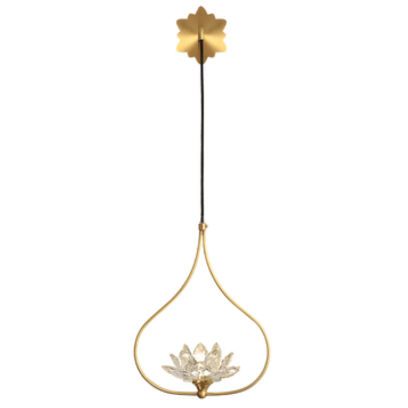 Бра Хрустальный Цветок Лотоса Lotus flower Wall Clear Glass B Латунь Прозрачное Стекло Бра Хрустальный Цветок Лотоса Lotus flower Wall Clear Glass B Латунь Прозрачное Стекло в Челябинске | Loft Concept