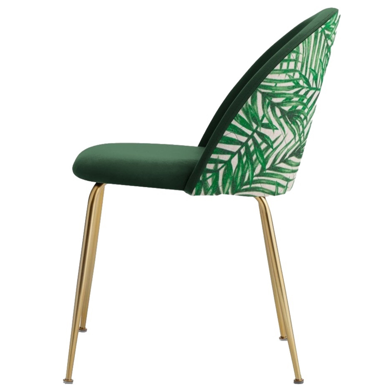 Tropical Leaves Chair Стул тропические листья Зеленый Золотой Tropical Leaves Chair Стул тропические листья Зеленый Золотой в Челябинске | Loft Concept
