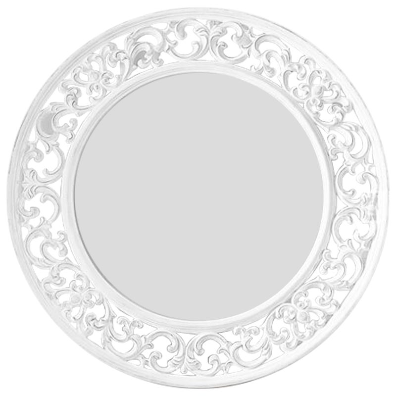 Зеркало Ursins Mirror Белый винтажная патина Зеркало Ursins Mirror Белый винтажная патина в Челябинске | Loft Concept