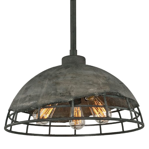 Подвесной светильник Stone industrial lamp 3 Серый (Gray) Подвесной светильник Stone industrial lamp 3 Серый (Gray) в Челябинске | Loft Concept