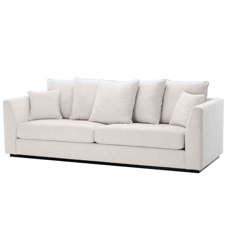 Диван Eichholtz Sofa Taylor white Белый Черный Диван Eichholtz Sofa Taylor white Белый Черный в Челябинске | Loft Concept