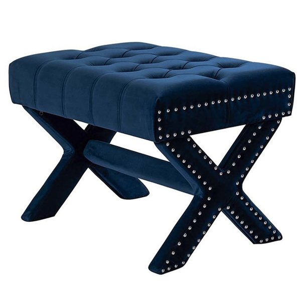 Оттоманка Fantastic X Bench Ottoman Темно-синий Оттоманка Fantastic X Bench Ottoman Темно-синий в Челябинске | Loft Concept