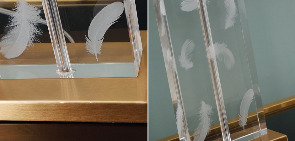 Настольная лампа Frozen Feathers Настольная лампа Frozen Feathers - Loft-Concept в Челябинске