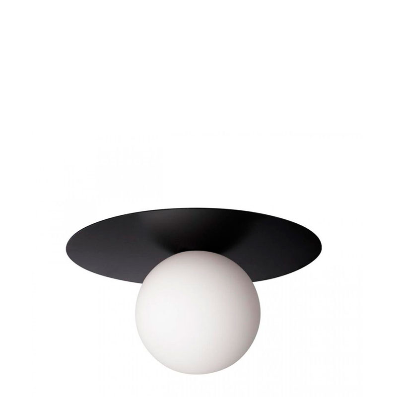 Светильник потолочный MATISSE Black 25 см Белый Черный Светильник потолочный MATISSE Black 25 см Белый Черный в Челябинске | Loft Concept