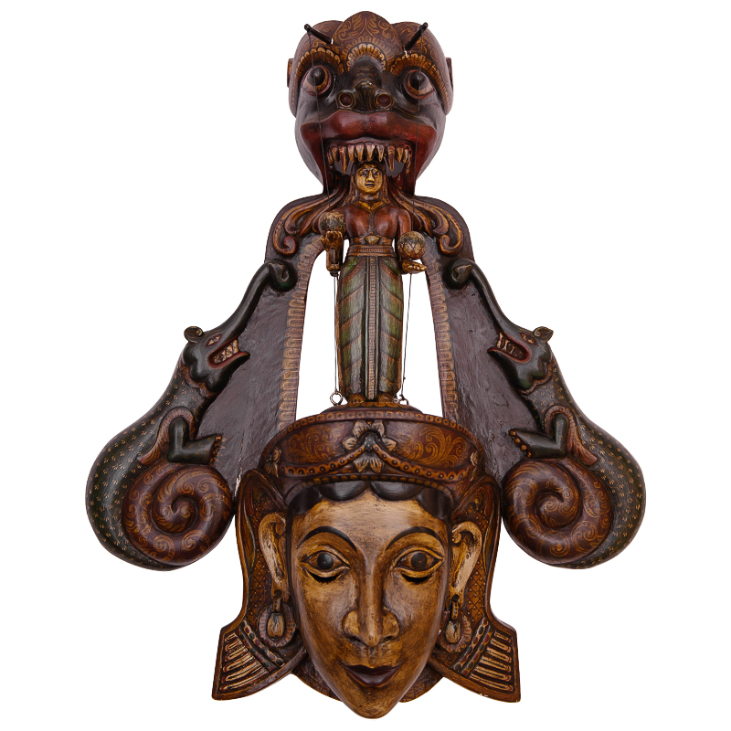 Маска Sri-Lanka Traditional Mask Шри-Ланка Коричневый Мульти Маска Sri-Lanka Traditional Mask Шри-Ланка Коричневый Мульти в Челябинске | Loft Concept