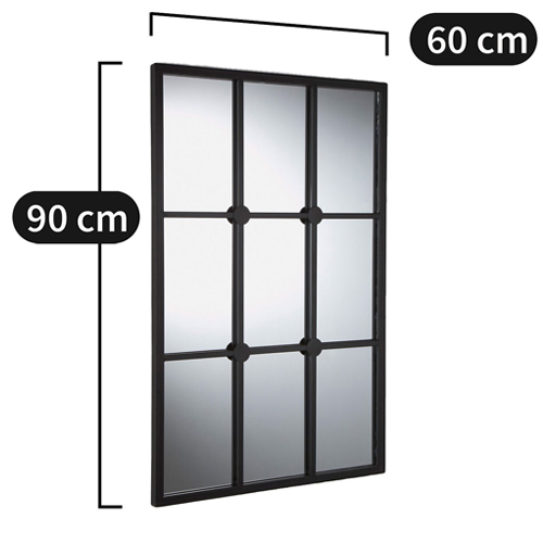 Зеркало-окно Rect Black 90 в Челябинске