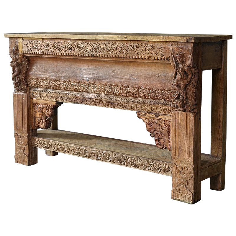 Консоль Sathwik Console Древесина Консоль Sathwik Console Древесина в Челябинске | Loft Concept