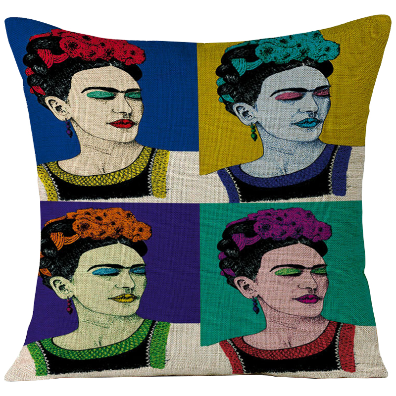 Декоративная подушка Frida Kahlo 12 Мульти Декоративная подушка Frida Kahlo 12 Мульти в Челябинске | Loft Concept