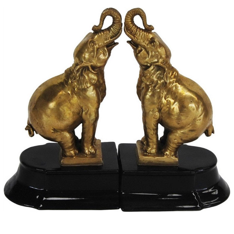 Держатель для книг Golden Elephants Золотой Черный Держатель для книг Golden Elephants Золотой Черный в Челябинске | Loft Concept