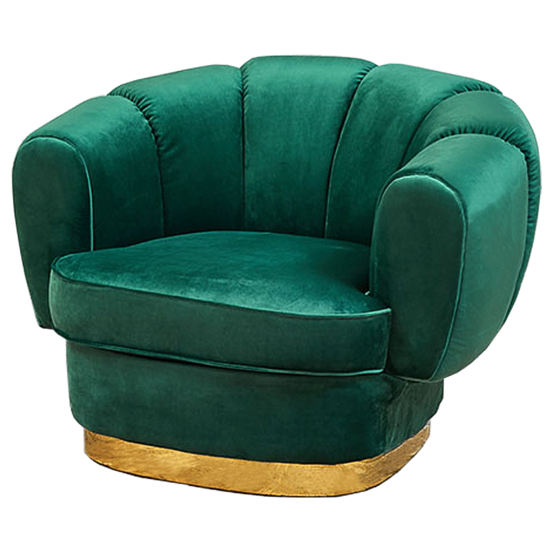 Кресло Emerald Softness Armchair Изумрудный Глянцевое золото Кресло Emerald Softness Armchair Изумрудный Глянцевое золото в Челябинске | Loft Concept