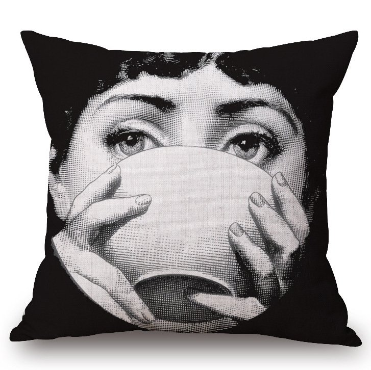 Декоративная подушка Fornasetti 009 Декоративная подушка Fornasetti 009 в Челябинске | Loft Concept