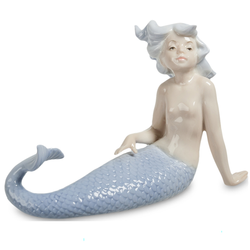 Статуэтка Mermaid Dreaming Бежевый Светло-голубой Статуэтка Mermaid Dreaming Бежевый Светло-голубой в Челябинске | Loft Concept