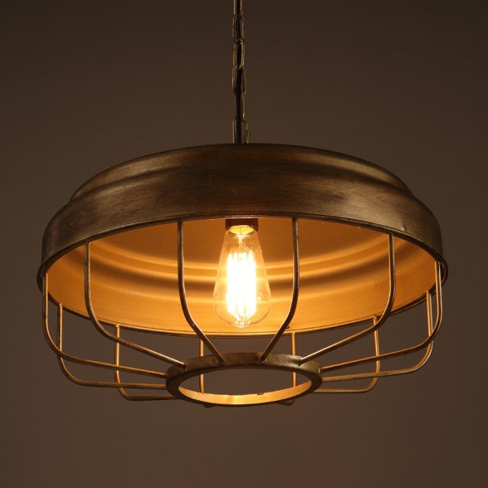 Подвесной светильник Lofter Golden Cage Коричневый Подвесной светильник Lofter Golden Cage Коричневый в Челябинске | Loft Concept