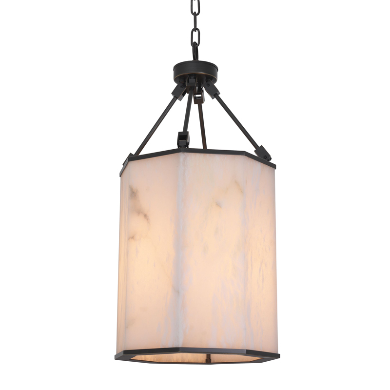 Подвесной светильник Eichholtz Chandelier Victoire S Белый Темная бронза Подвесной светильник Eichholtz Chandelier Victoire S Белый Темная бронза в Челябинске | Loft Concept