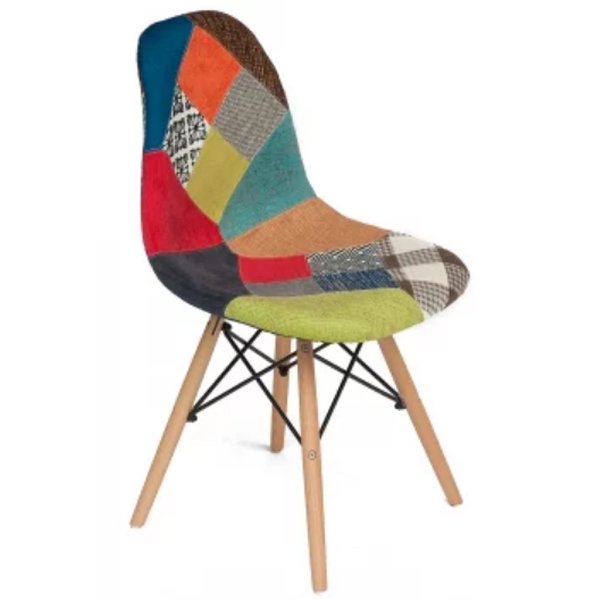 Стул DSW Patchwork II Мульти Древесина Стул DSW Patchwork II Мульти Древесина в Челябинске | Loft Concept
