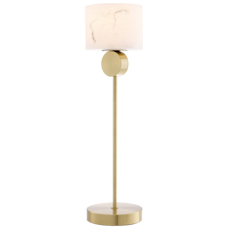 Настольная лампа Eichholtz Table Lamp Etruscan Латунь Белый Настольная лампа Eichholtz Table Lamp Etruscan Латунь Белый в Челябинске | Loft Concept