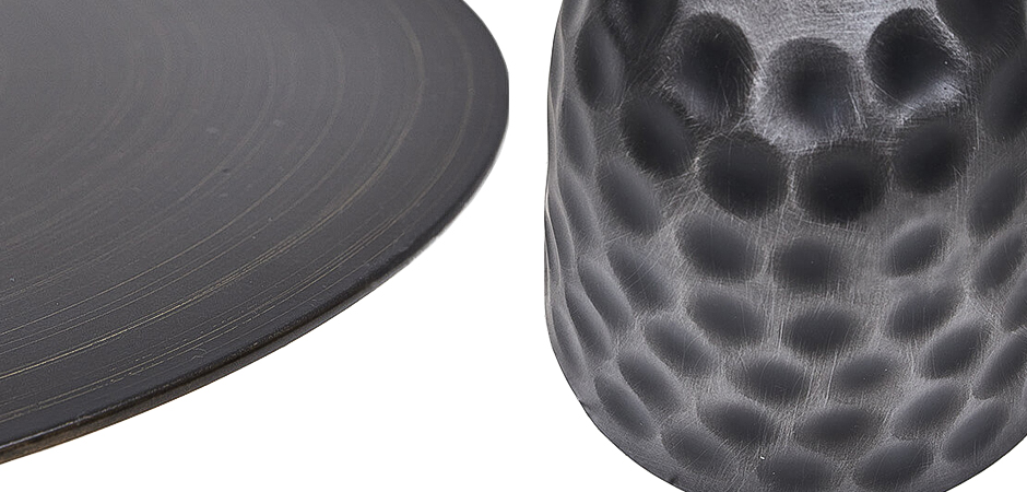 Приставной стол Cluster Surface Dark Nickel Side Table Приставной стол Cluster Surface Dark Nickel Side Table - Loft-Concept в Челябинске