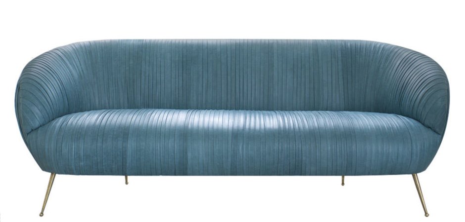 Софа Kelly Wearstler Souffle Settee Leather Софа Kelly Wearstler Souffle Settee Leather - Loft-Concept в Челябинске