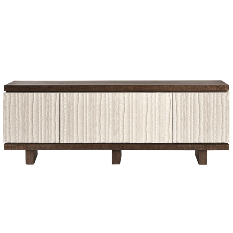 Riverside Textured Long Sideboard ivory ( слоновая кость ) Коричневый Riverside Textured Long Sideboard ivory ( слоновая кость ) Коричневый в Челябинске | Loft Concept