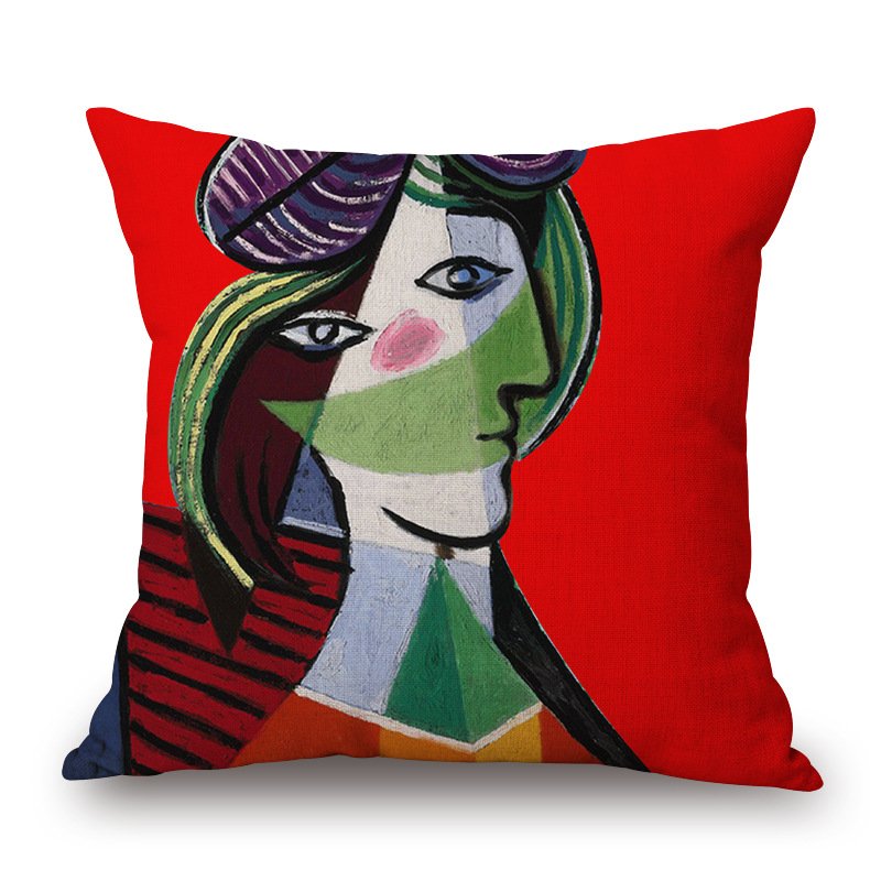 Декоративная подушка Picasso 1 Красный Декоративная подушка Picasso 1 Красный в Челябинске | Loft Concept