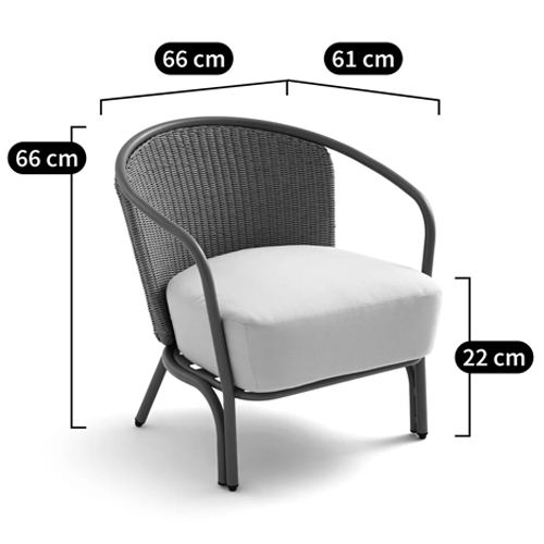 Садовое кресло с каркасом из стали Kenneth Chair Садовое кресло с каркасом из стали Kenneth Chair в Челябинске