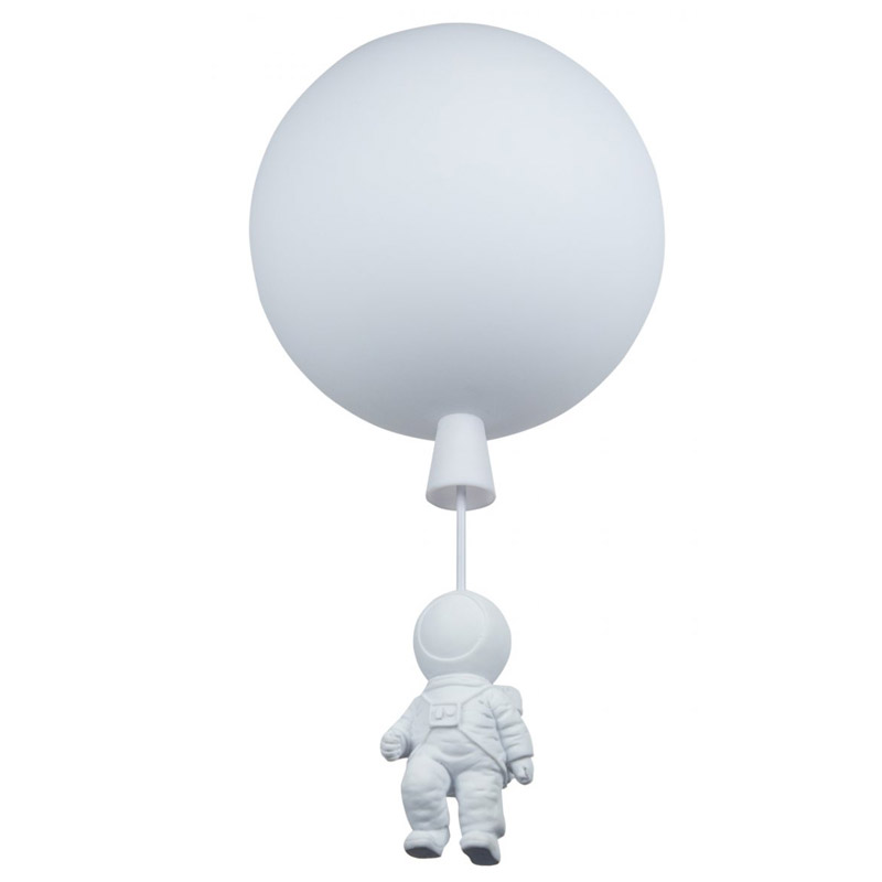 Потолочный светильник Cosmonaut white ball Белый Потолочный светильник Cosmonaut white ball Белый в Челябинске | Loft Concept