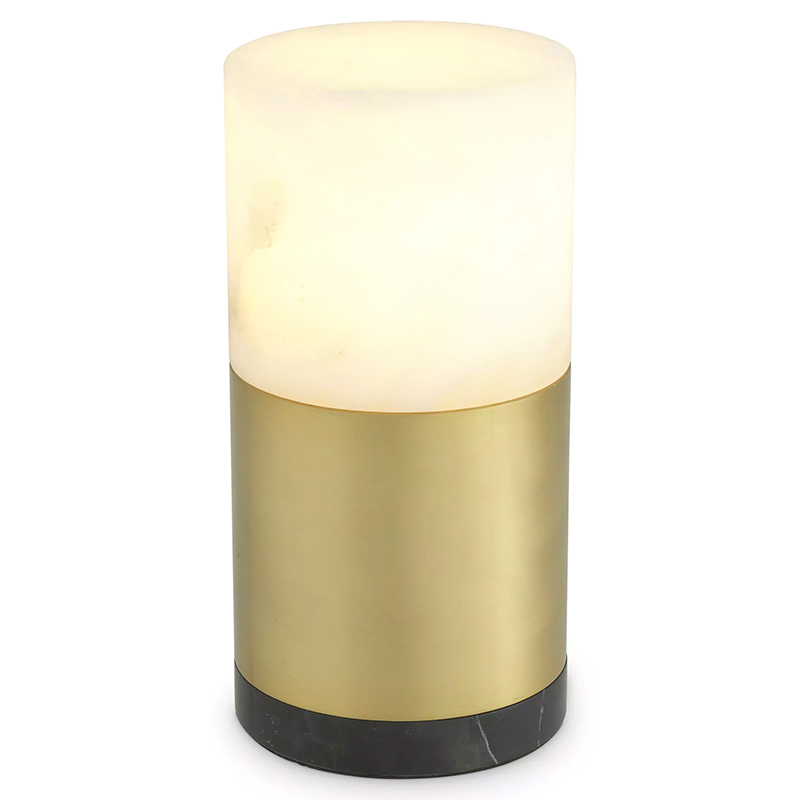 Настольная лампа Eichholtz Table Lamp McLean 15 cm Белый Мрамор Bianco Латунь Черный Мрамор Nero Настольная лампа Eichholtz Table Lamp McLean 15 cm Белый Мрамор Bianco Латунь Черный Мрамор Nero в Челябинске | Loft Concept
