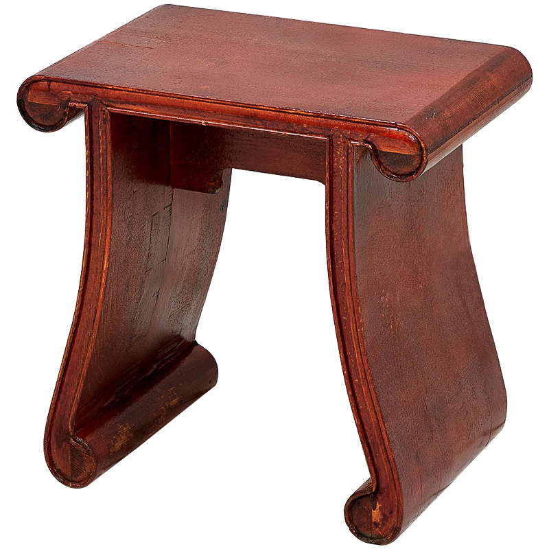 Табурет в китайском стиле Chinese Tabouret Red Красный Табурет в китайском стиле Chinese Tabouret Red Красный в Челябинске | Loft Concept