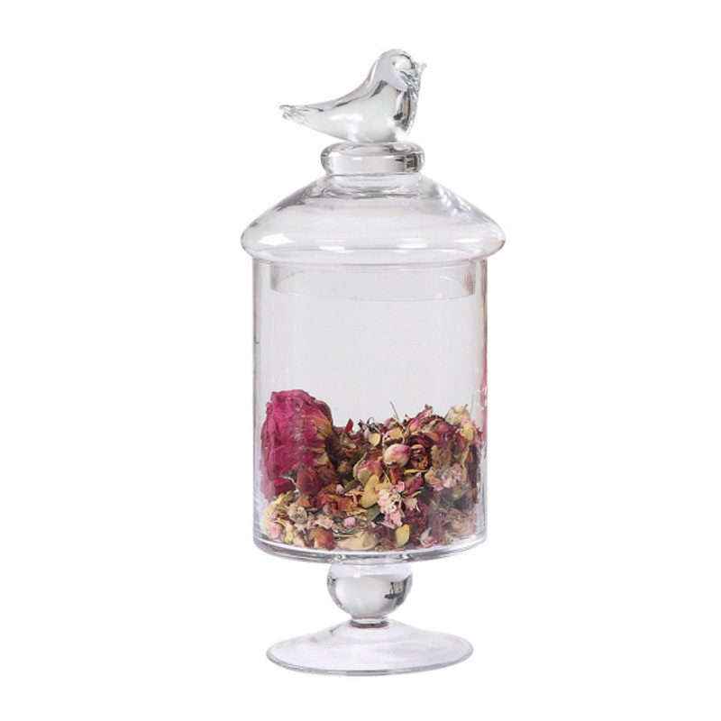 Ваза Glass Vase With Lid Ваза Glass Vase With Lid в Челябинске | Loft Concept