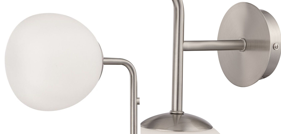 Бра Tiepolo Ball Sconces Double nickel Бра Tiepolo Ball Sconces Double nickel - Loft-Concept в Челябинске