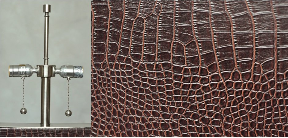 Настольная лампа Leather - фото №1