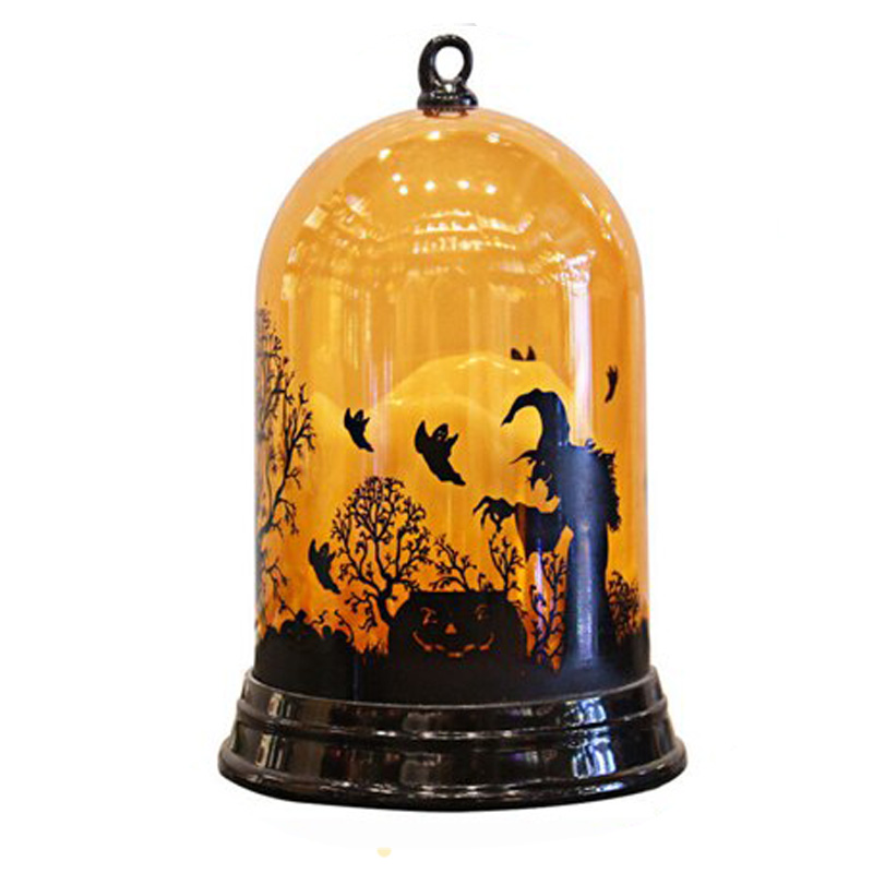 Фонарь Halloween Lantern Оранжевый Черный Фонарь Halloween Lantern Оранжевый Черный в Челябинске | Loft Concept