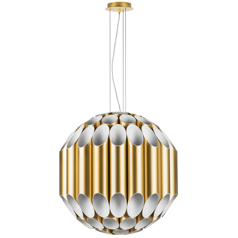 Люстра Garbi Gold Pipe Organ Chandelier 80 Золотой Белый Люстра Garbi Gold Pipe Organ Chandelier 80 Золотой Белый в Челябинске | Loft Concept