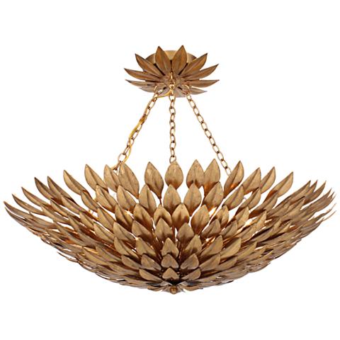 Люстра Crystorama Broche plumage Antique Gold CHANDELIER Золотой Люстра Crystorama Broche plumage Antique Gold CHANDELIER Золотой в Челябинске | Loft Concept