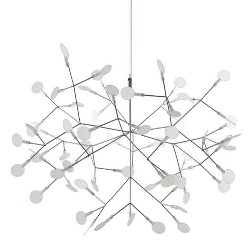 Люстра Heracleum silver 98 Серебряный Белый Люстра Heracleum silver 98 Серебряный Белый в Челябинске | Loft Concept