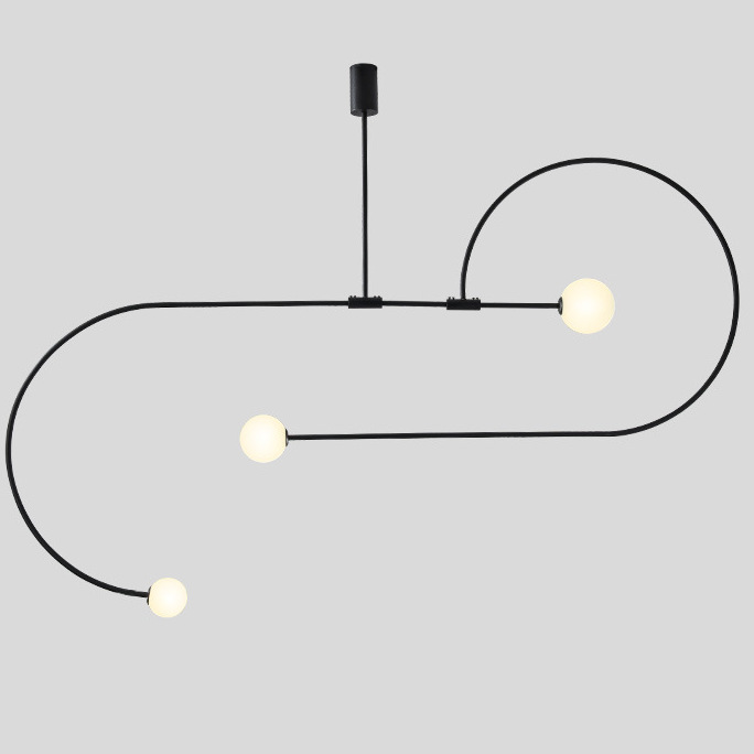 Люстра Fontana Amorosa Three Vortex Black Черный Белый Люстра Fontana Amorosa Three Vortex Black Черный Белый в Челябинске | Loft Concept