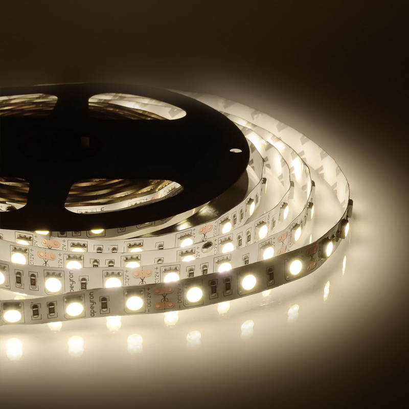 Светодиодная лента 14,4W/m 60LED/m 5050SMD дневной белый 5M Белый Светодиодная лента 14,4W/m 60LED/m 5050SMD дневной белый 5M Белый в Челябинске | Loft Concept