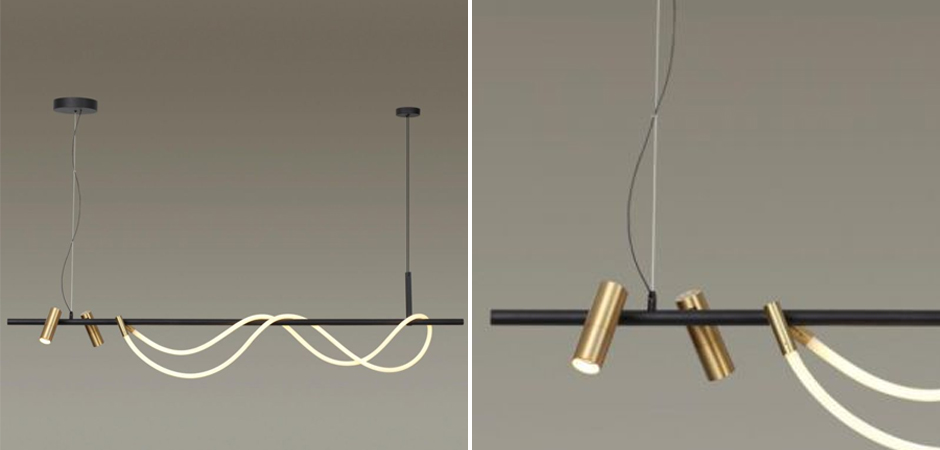 Подвесной Светильник LUKE LAMPCO TRACER LAMP Ширина 180 см Подвесной Светильник LUKE LAMPCO TRACER LAMP Ширина 180 см - Loft-Concept в Челябинске