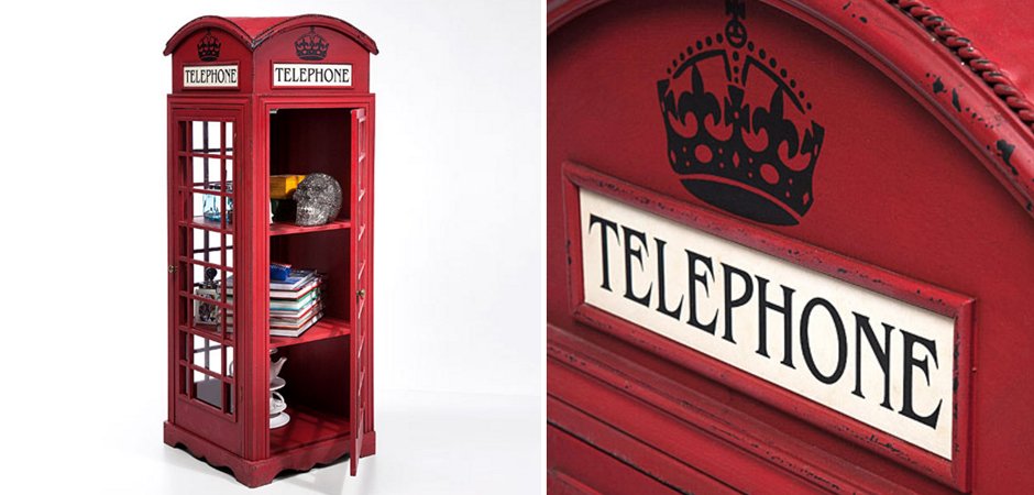 Витрина "Телефонная будка" London telephone box Витрина "Телефонная будка" London telephone box - Loft-Concept в Челябинске