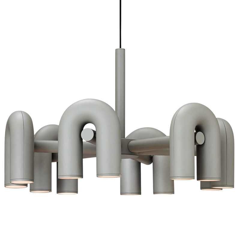 Люстра Cirkus AGO Lighting Gray 4-6 Светло-серый в Челябинске | Loft Concept 