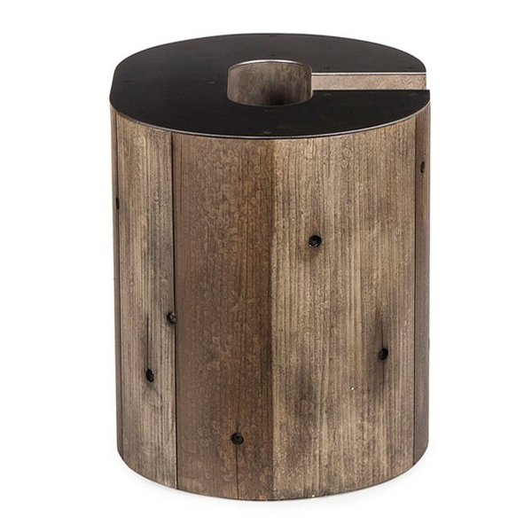 Столик Wooden Alphabet С Side Table Графит Коричневый Столик Wooden Alphabet С Side Table Графит Коричневый в Челябинске | Loft Concept