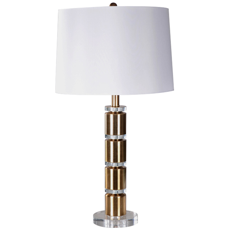 Настольная лампа Beatrix Lampshade Table Lamp Молочный Прозрачное Стекло Латунь Настольная лампа Beatrix Lampshade Table Lamp Молочный Прозрачное Стекло Латунь в Челябинске | Loft Concept
