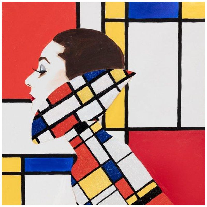 Картина She Dreamed of Mondrian Мульти Картина She Dreamed of Mondrian Мульти в Челябинске | Loft Concept