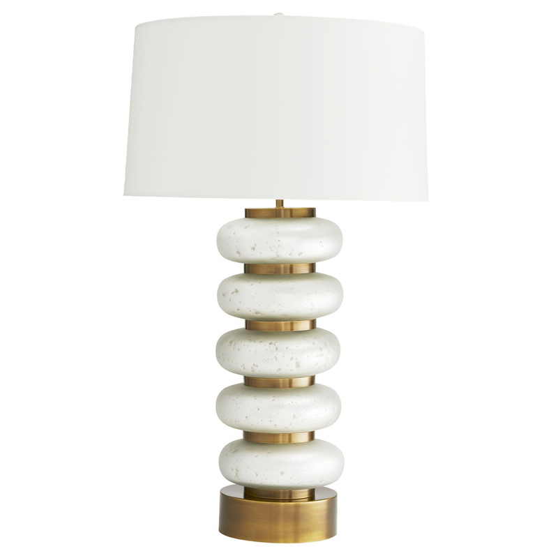 Дизайнерская настольная лампа GAELEN LAMP Белый Золотой Серый Дизайнерская настольная лампа GAELEN LAMP Белый Золотой Серый в Челябинске | Loft Concept