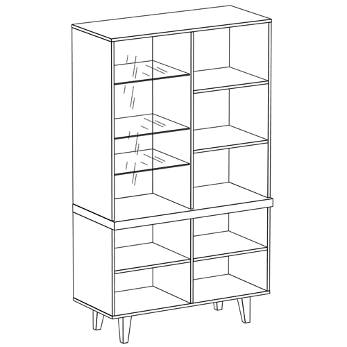 Шкаф-буфет Arden Mirror Cupboard Шкаф-буфет Arden Mirror Cupboard в Челябинске