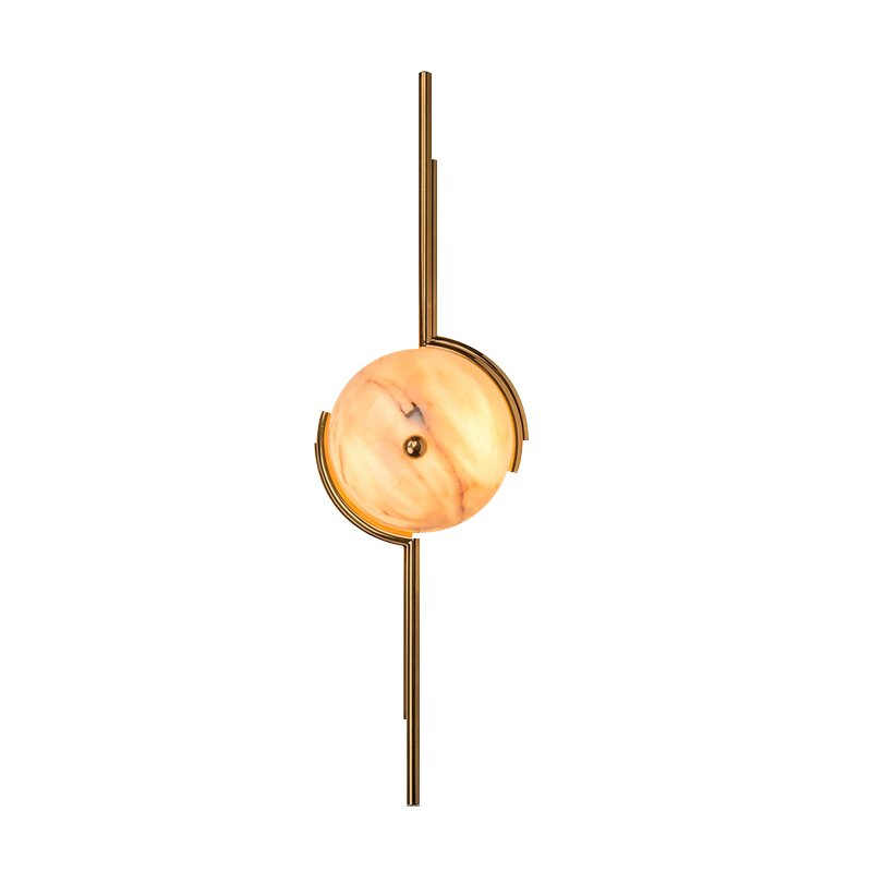 Бра Chelsom Limited Wall Lamp Marble Латунь Бра Chelsom Limited Wall Lamp Marble Латунь в Челябинске | Loft Concept
