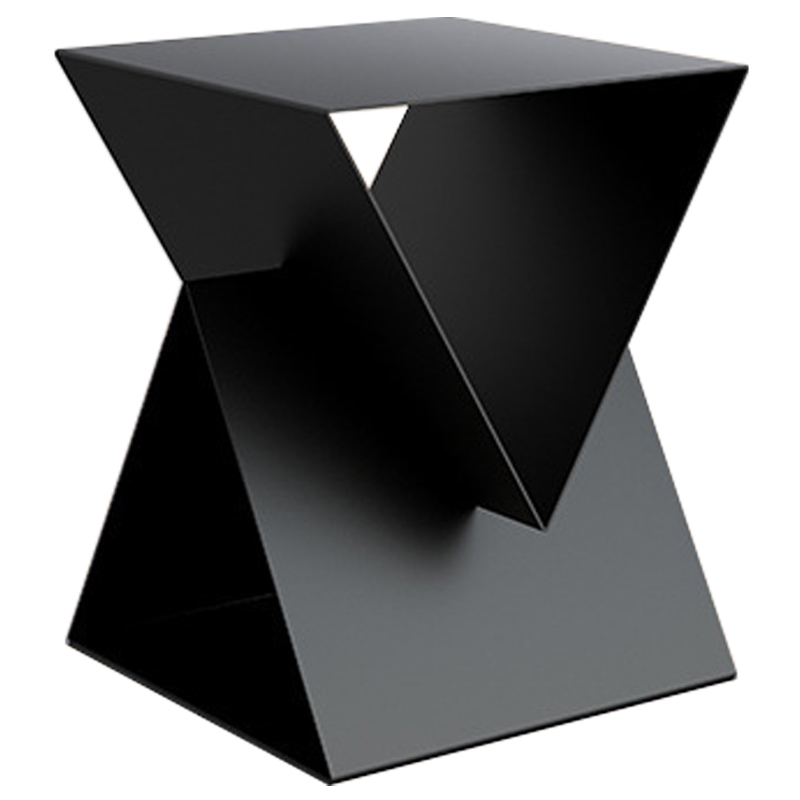 Приставной стол Two Triangles Black Side Table Черный Приставной стол Two Triangles Black Side Table Черный в Челябинске | Loft Concept